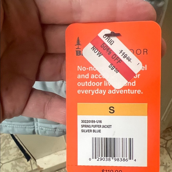 Bass Light Gray Puffer Jacket - Picture 4 of 5